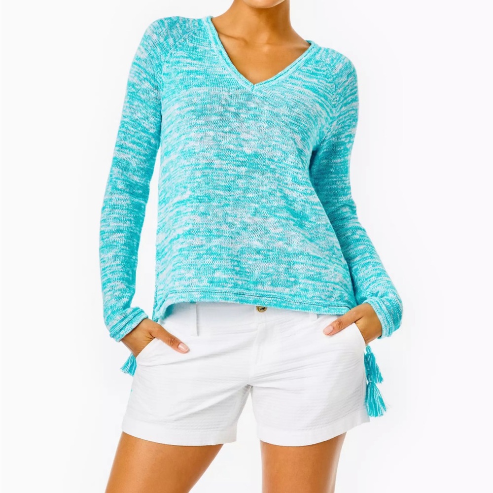 Lilly Pulitzer White Jacquard Callahan Shorts